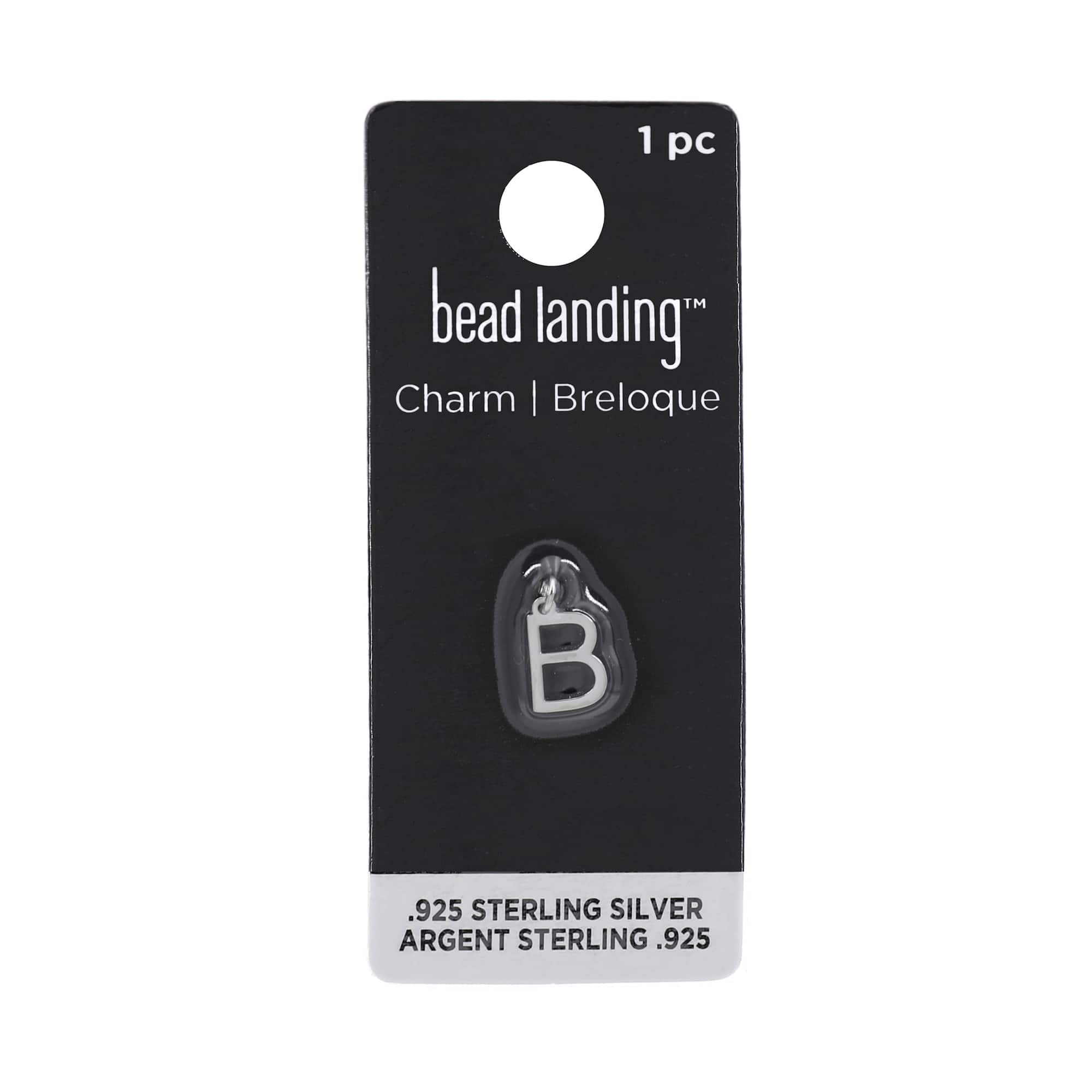Sterling Silver Alphabet Charm by Bead Landing